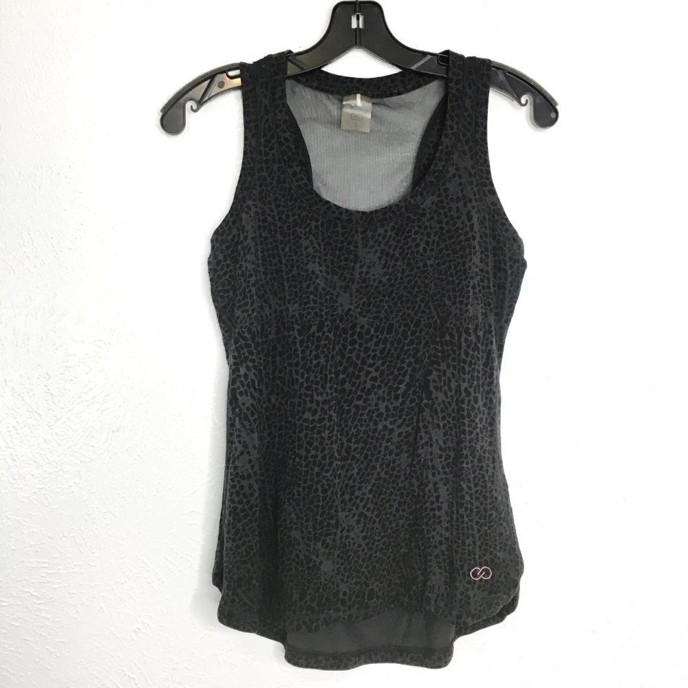 CALIA Leopard Print Mesh Racerback Athletic Tank